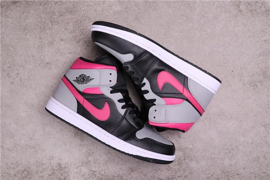 CustomAir Jordan 1 Mid “Pink Shadow” 554724-059 luxurysteps