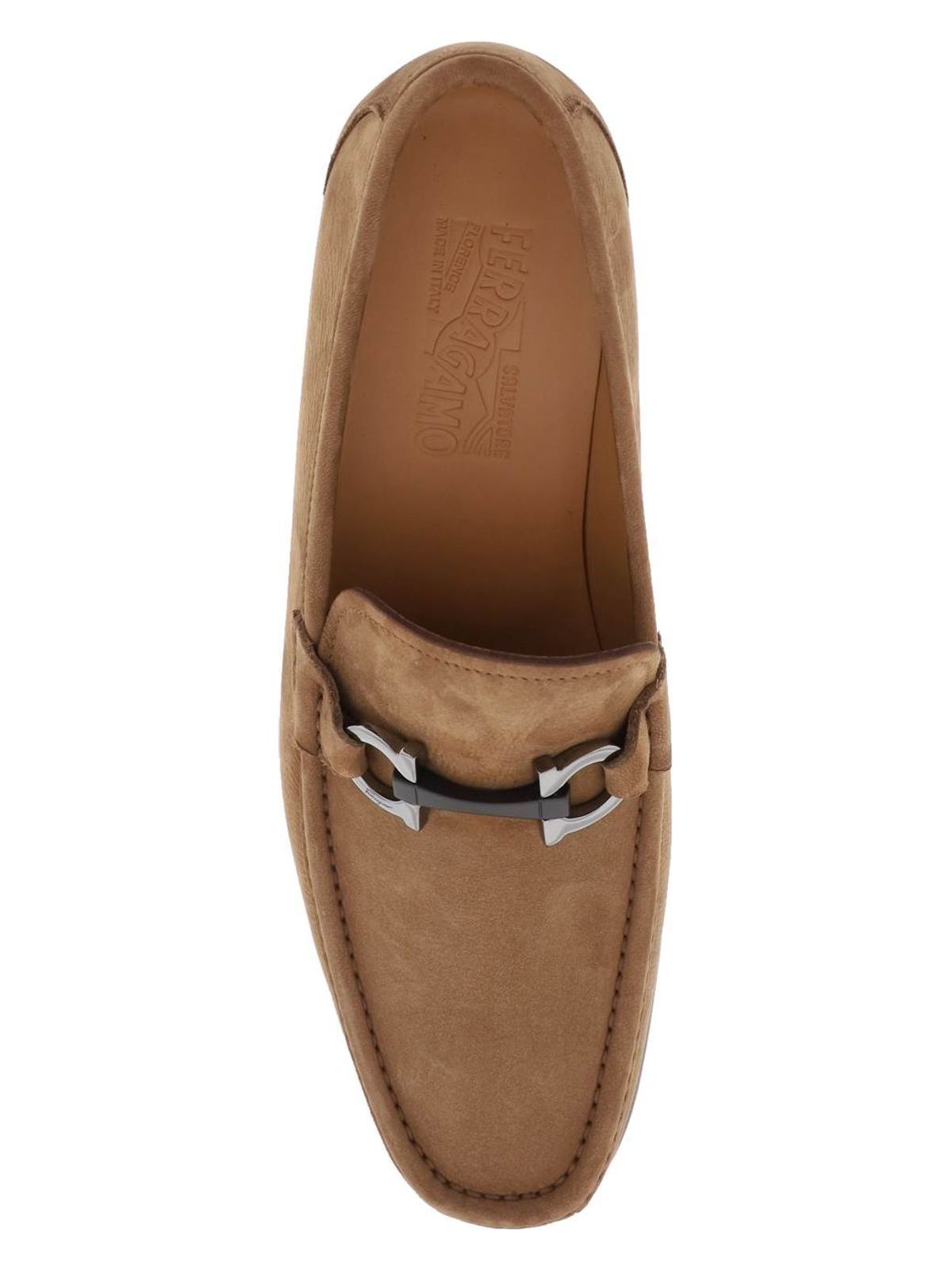 SALVATORE NABUK GANCINI LOAFERS - fashionupstore1