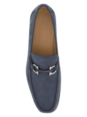 SALVATORE NABUK GANCINI LOAFERS - fashionupstore1