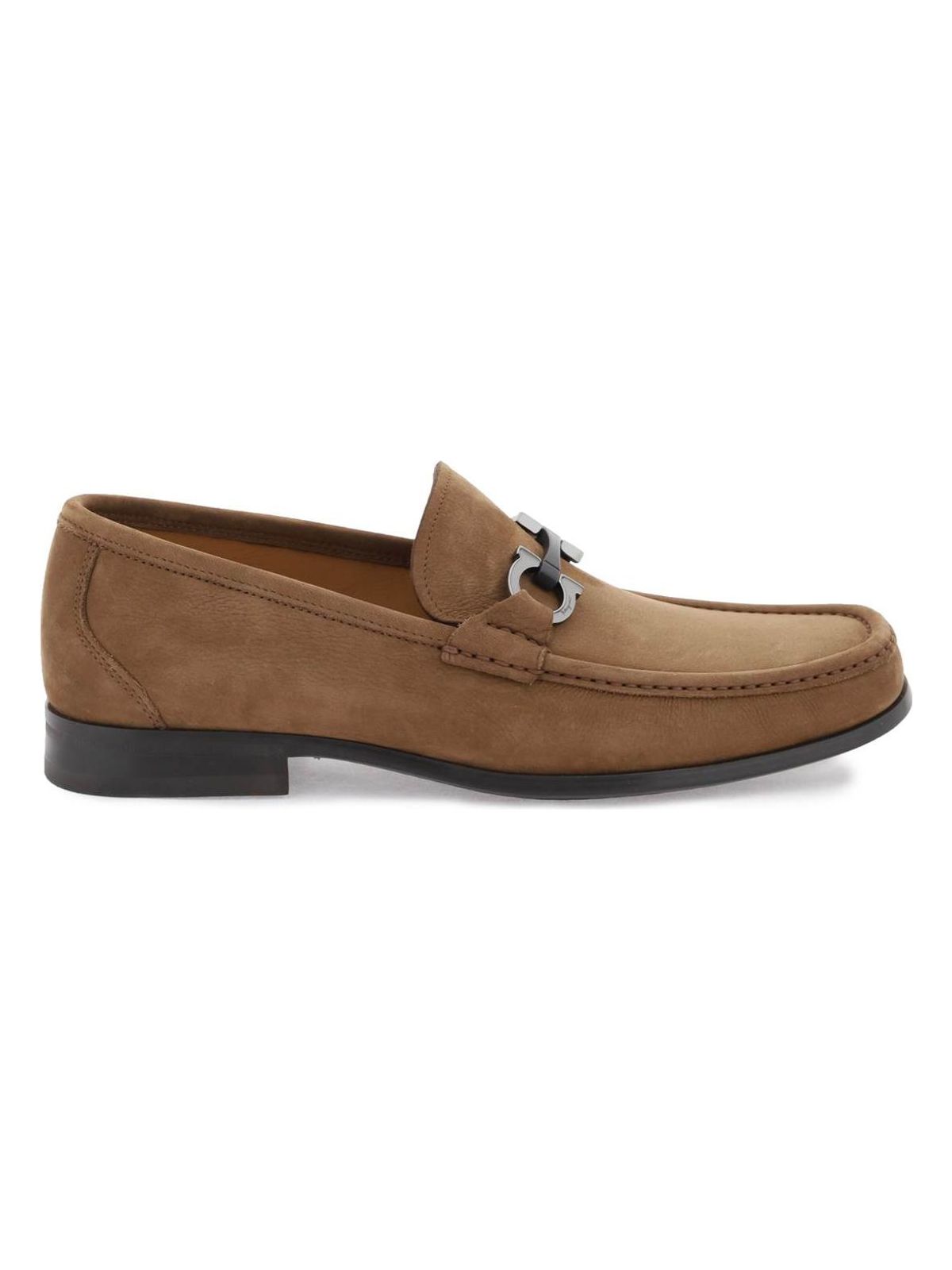 SALVATORE NABUK GANCINI LOAFERS - fashionupstore1