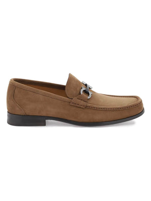 SALVATORE NABUK GANCINI LOAFERS - fashionupstore1