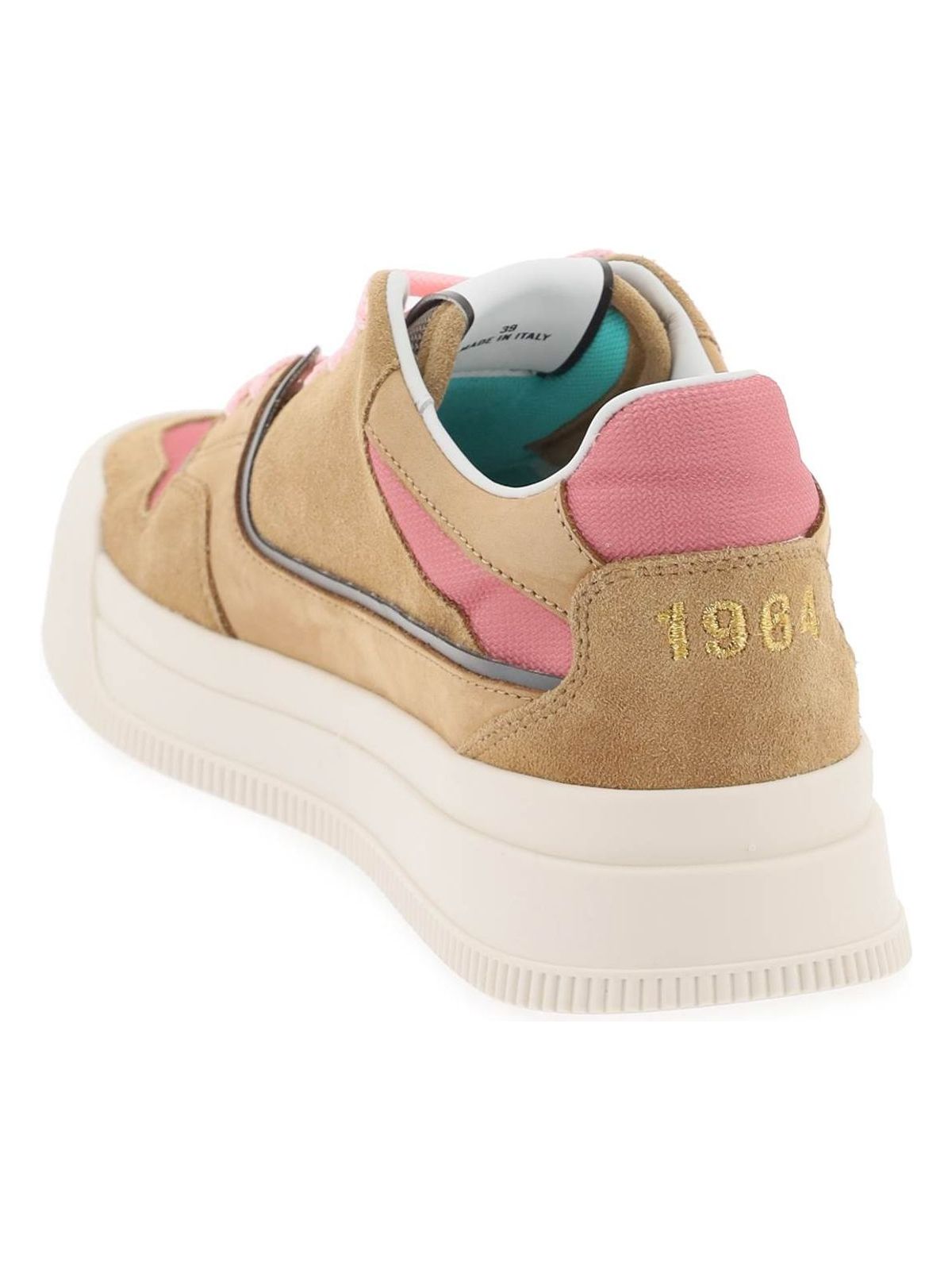 SUEDE NEW JERSEY SNEAKERS IN LEATHER - fashionupstore1
