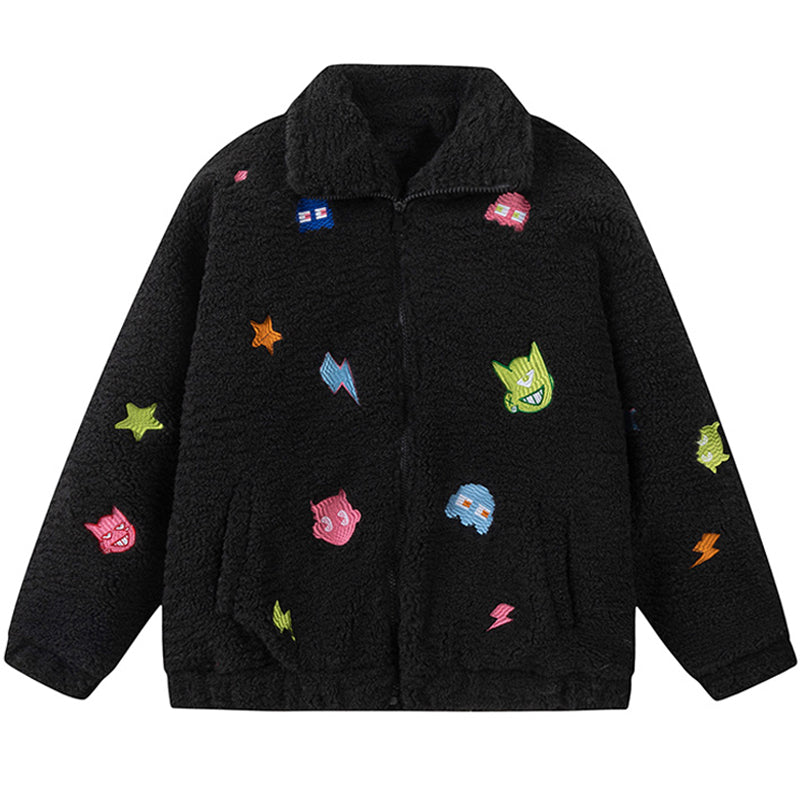 1984® Lamb Wool Winter Coat Star and Devil - 1984brand