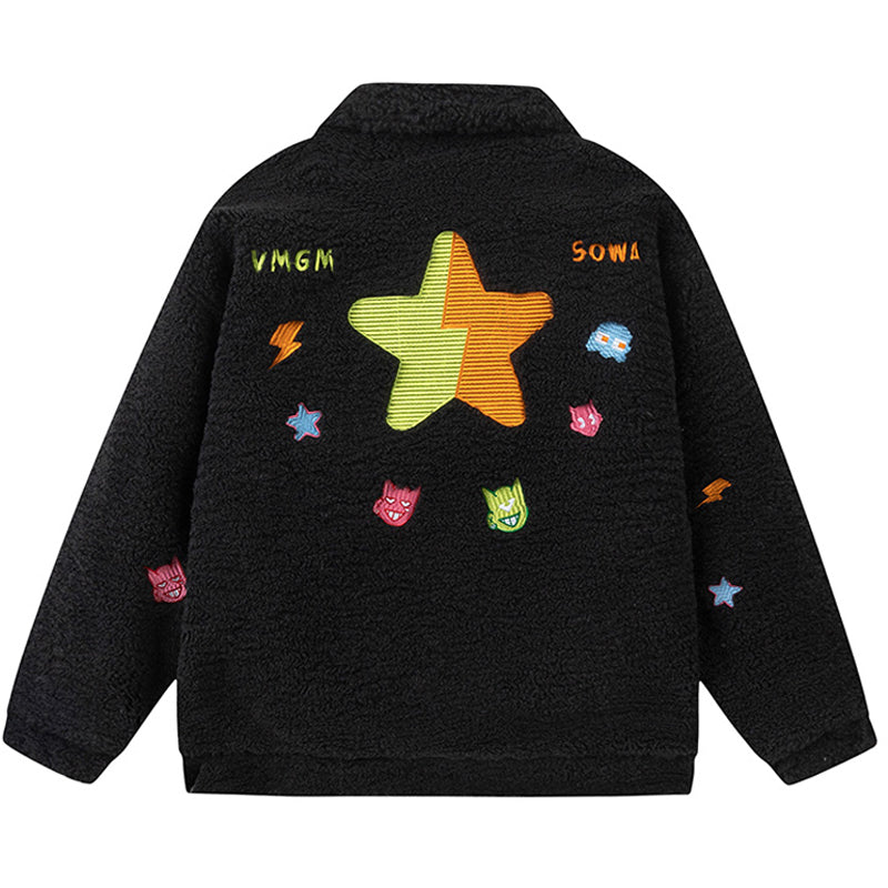 1984® Lamb Wool Winter Coat Star and Devil - 1984brand