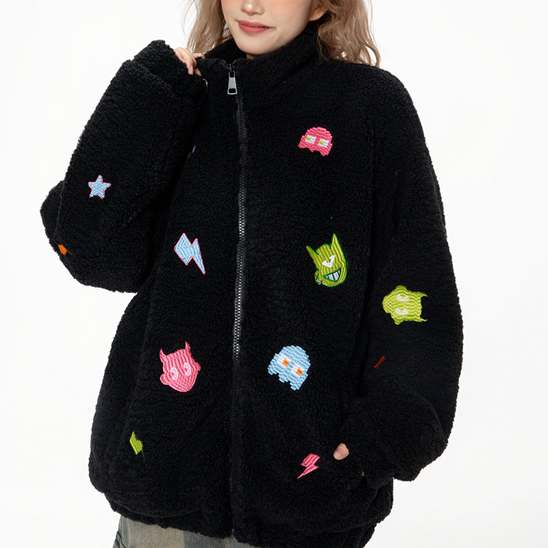 1984® Lamb Wool Winter Coat Star and Devil - 1984brand