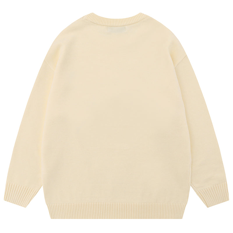 1984® Solid Color Knit Sweater Sleepy Cat - 1984brand