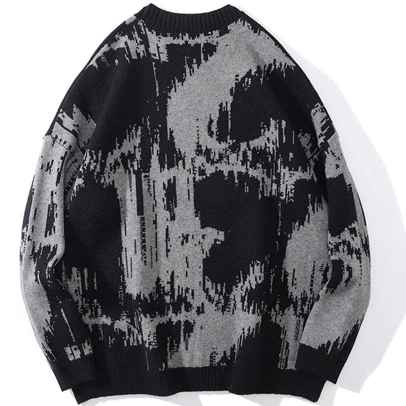 1984 Streetwear Knitted Sweater Tie Dye - fashionupstore1