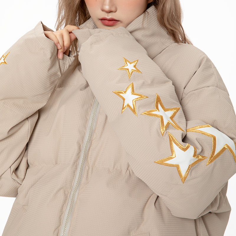 1984® Puffer Winter Coat Star Embroidered - 1984brand