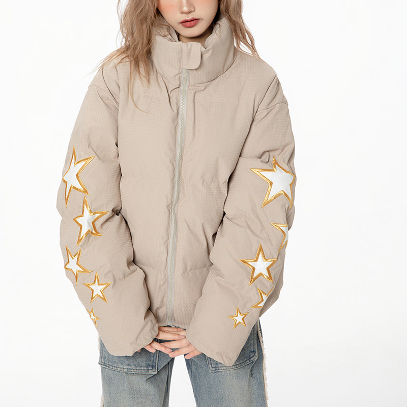 1984® Puffer Winter Coat Star Embroidered - 1984brand