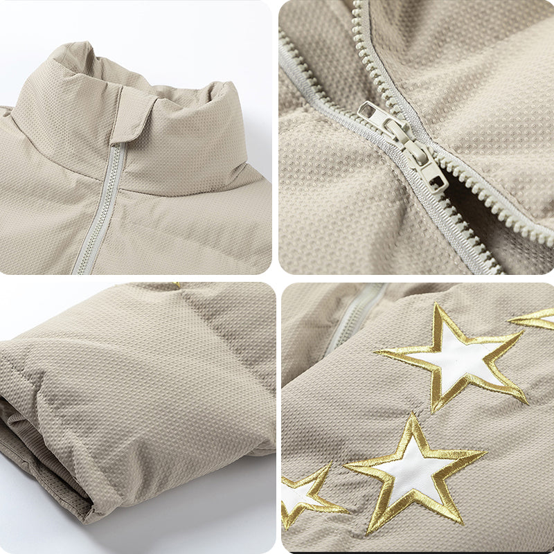 1984® Puffer Winter Coat Star Embroidered - 1984brand